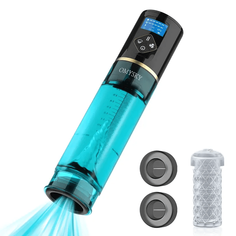 100% Waterproof 6 Suction LED Display Hydro Penis Pump