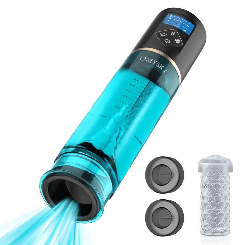 100% Waterproof 6 Suction LED Display Hydro Penis Pump