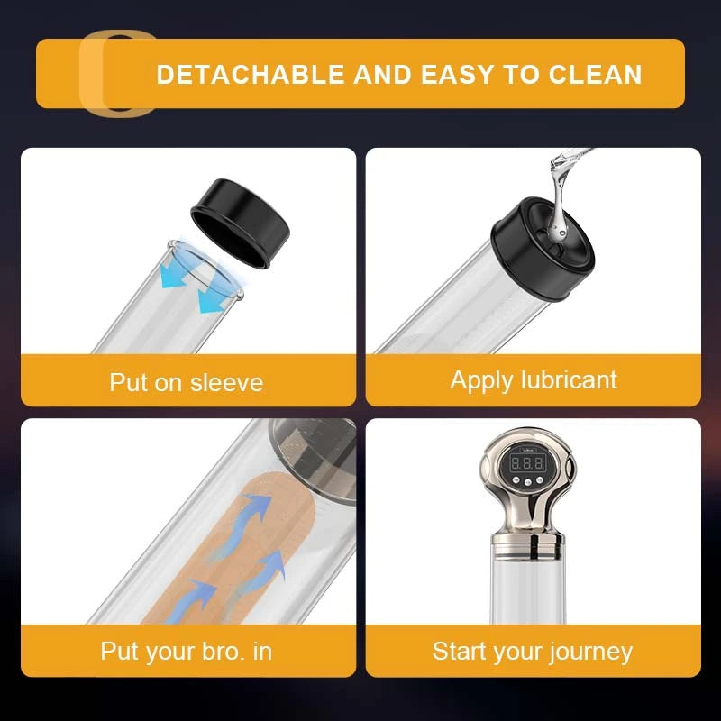 One-key Deflate Electric Penis Enlargement Pump