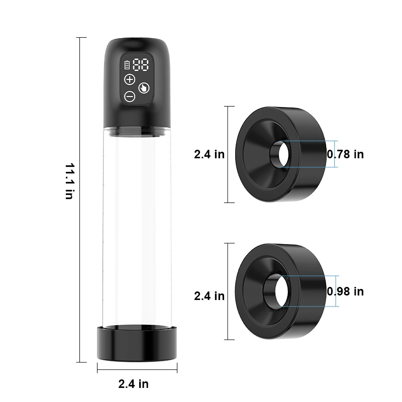 Dual Sleeve Graduated Cylinder Penis Enlargement Pump