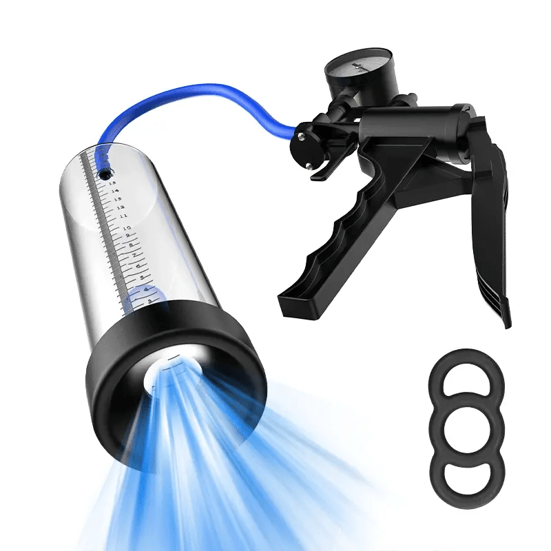 Classic Manual Penis Pump with Barometer & Scale
