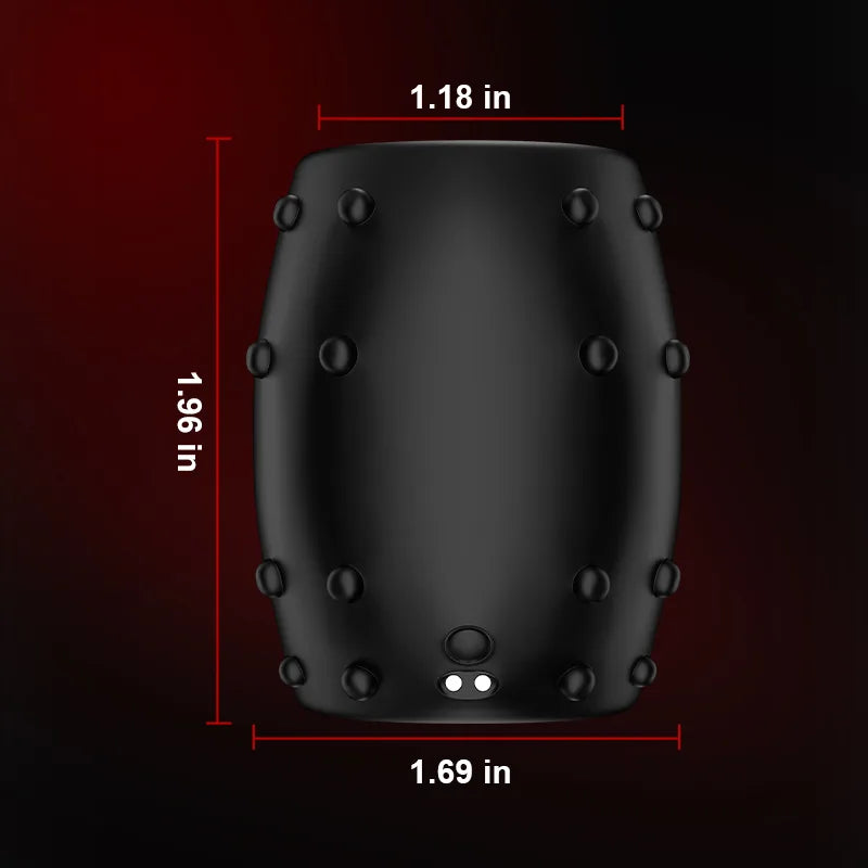 10 Vibrating Mode Penis Ring Wearable Penis Sleeve