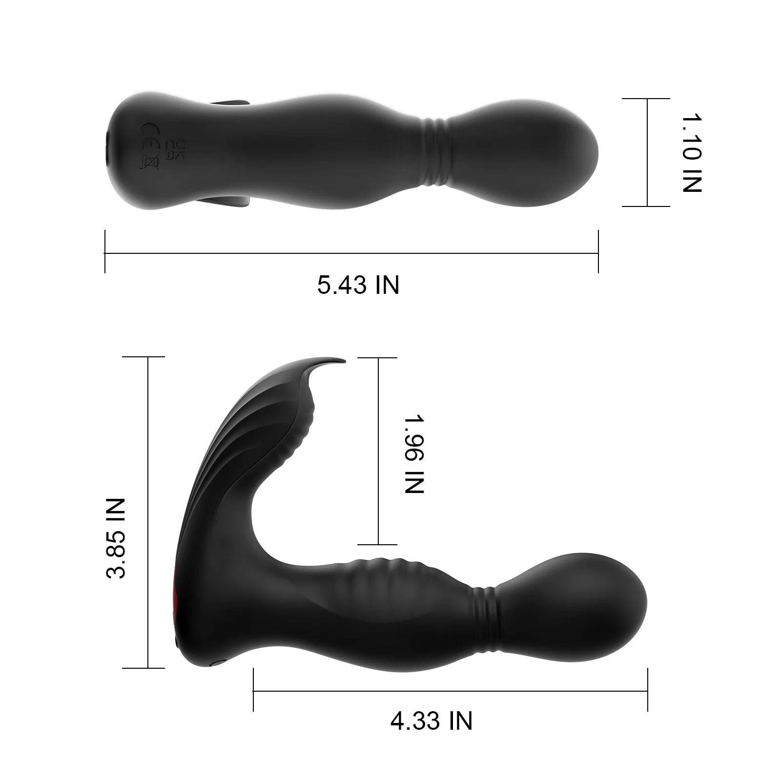 9 Swing Vibrating Licking App & Remote Control Prostate Massager