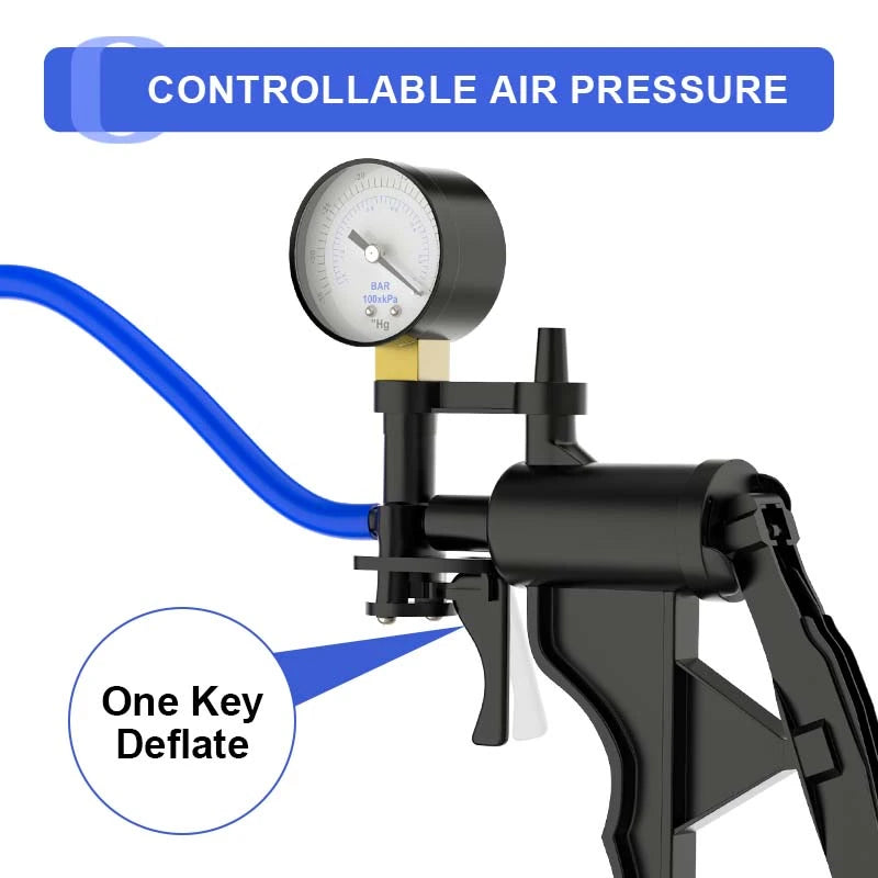 Manual Pussy Pump with Barometer & Scale