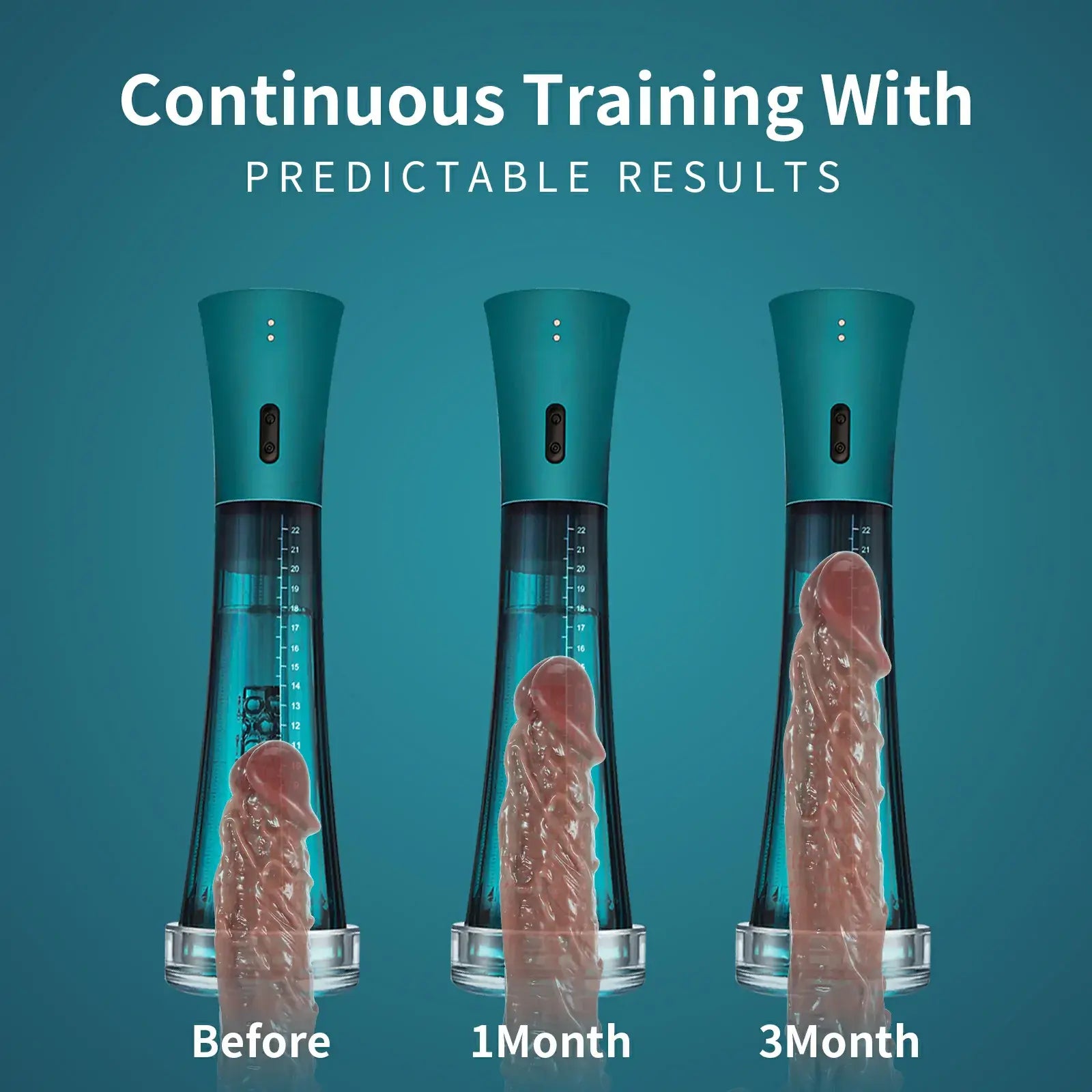 Electric 2 In 1 Vacuum Penis Pump & Men Masturbator