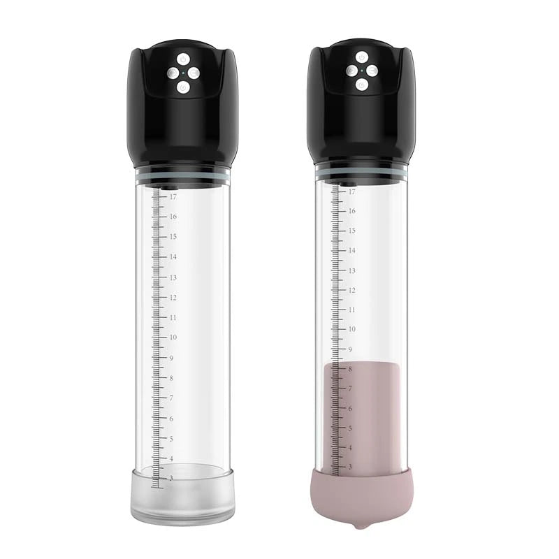 6 Suction Moaning Vacuum Penis Pump with Realistic 3D Sleeve