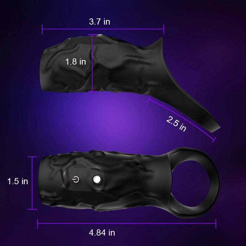 10 Vibration Remote Control Cock Ring Sleeve