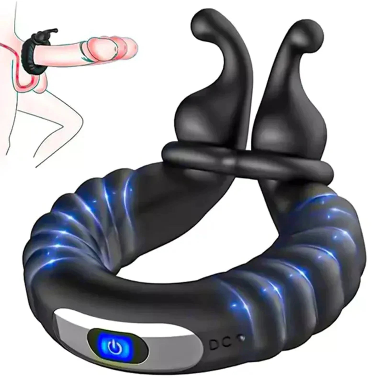 10 Vibration Adjustable Waterproof Cock Ring