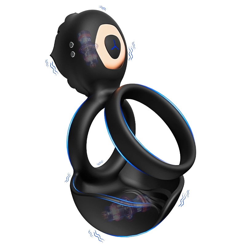 3 in 1 Multi-function Vibrating Cock Ring