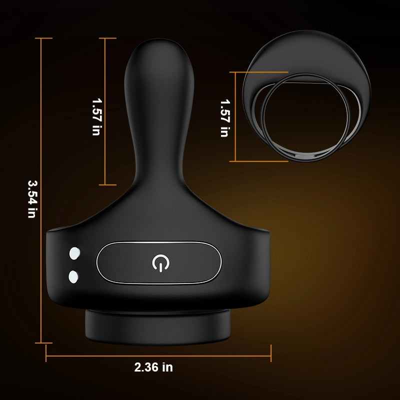 Wireless Remote Control Cock Ring Penis Testicle Vibrator