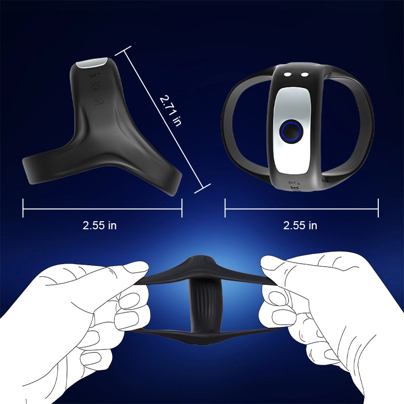 10 Vibration Waterproof Portable Cock Ring