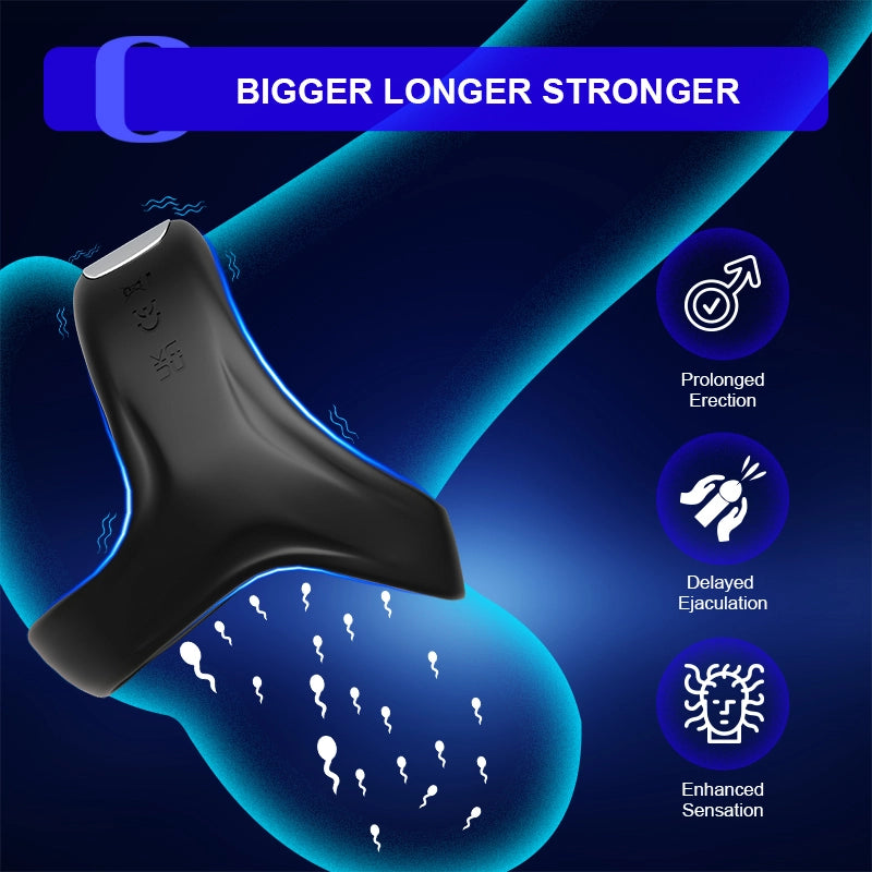 10 Vibration Waterproof Portable Cock Ring