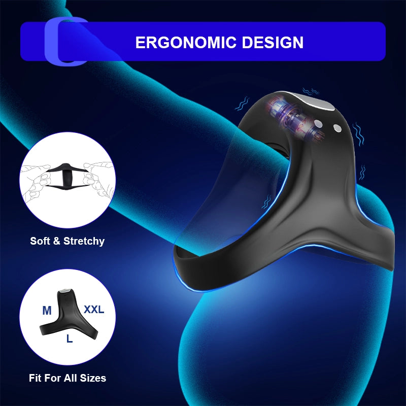 10 Vibration Waterproof Portable Cock Ring