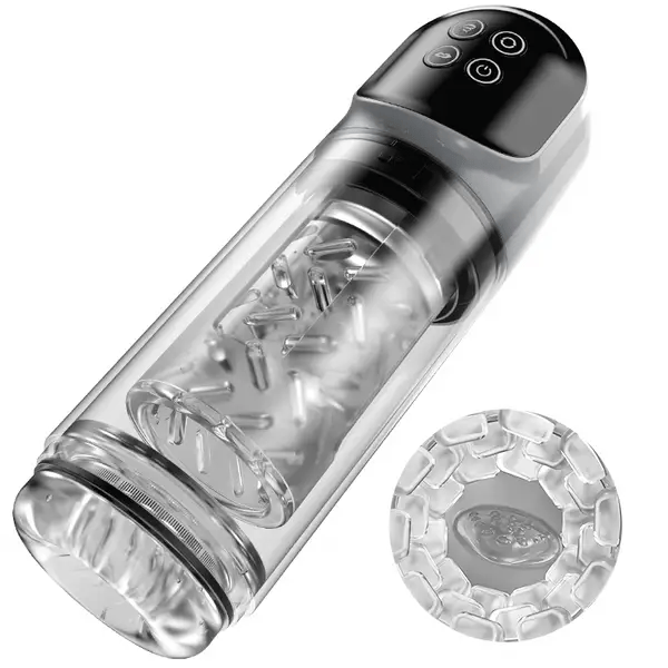 2 In 1 Dual Stimualtion Water Vacuum Pump Male Masturbator