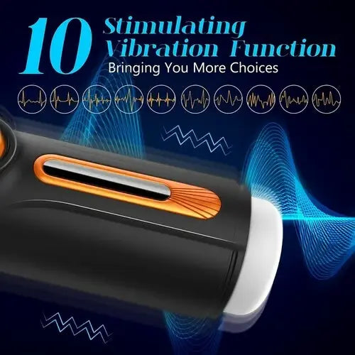 Automatic Thrusting Vibrating Suction Male Stroker