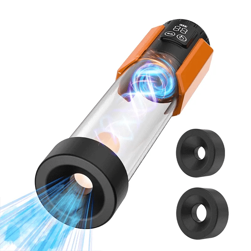 Electric 5 Suction Performance Enhancer Penis Pump 7.9 Inch