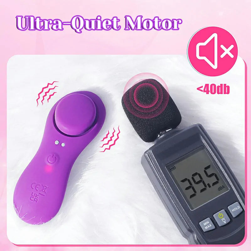 7 Vibrating APP Remote Wearable Vibrator with Magnetic Clip