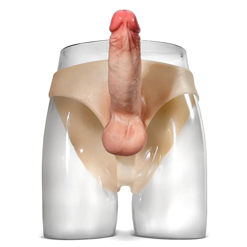 Wearable Hollow Dildo Strap on & Moving Balls