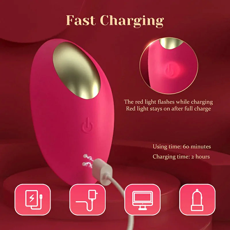9 Frequency Sucking & Vibration APP Controlled Vibrator