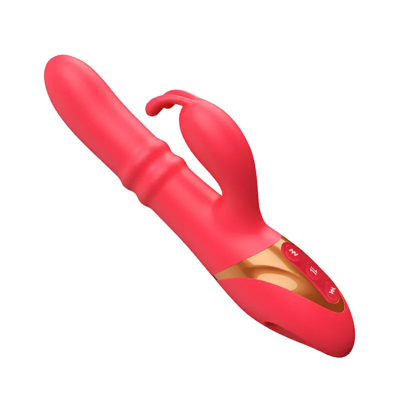 3 Frequency Thrusting & Slapping Vibrating Bunny Vibrator