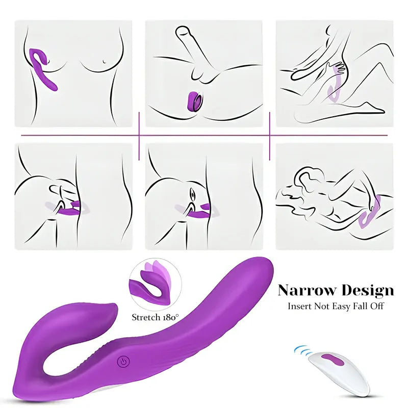9 Speed Double End Remote Clit Vibrator