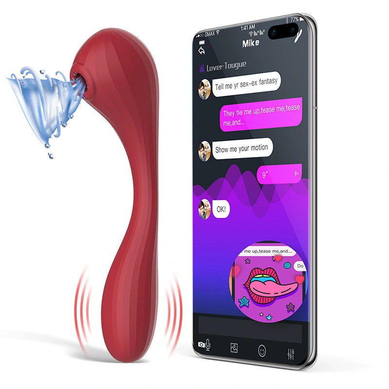 APP Portable Rechargeable Sucking Clitoral Vibrator