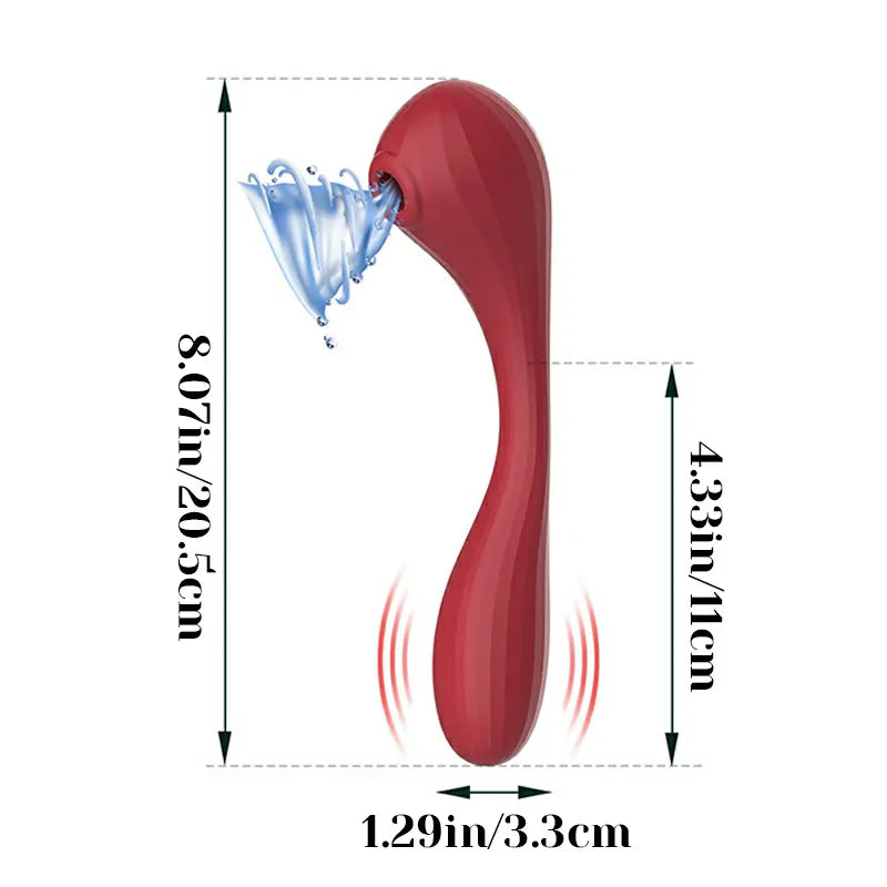 APP Portable Rechargeable Sucking Clitoral Vibrator