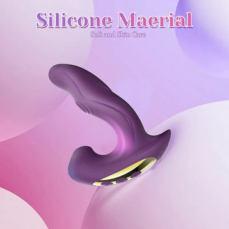 Portable 10 Vibration Slap Sucking G Spot Vibrator