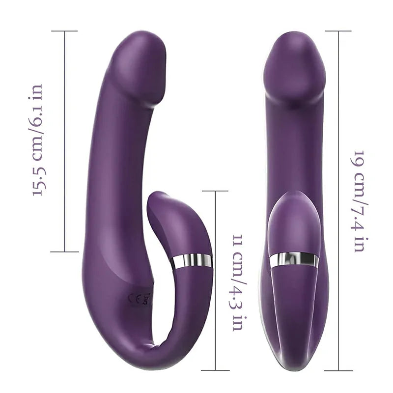 3 in 1 Silicone Vibrating Heating G Spot Vibrator