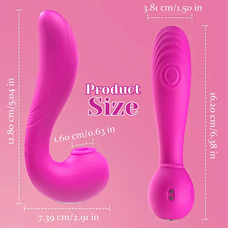 3 In 1 Clitoral Sucking 5 Licking 10 Vibrating G Spot Vibrator