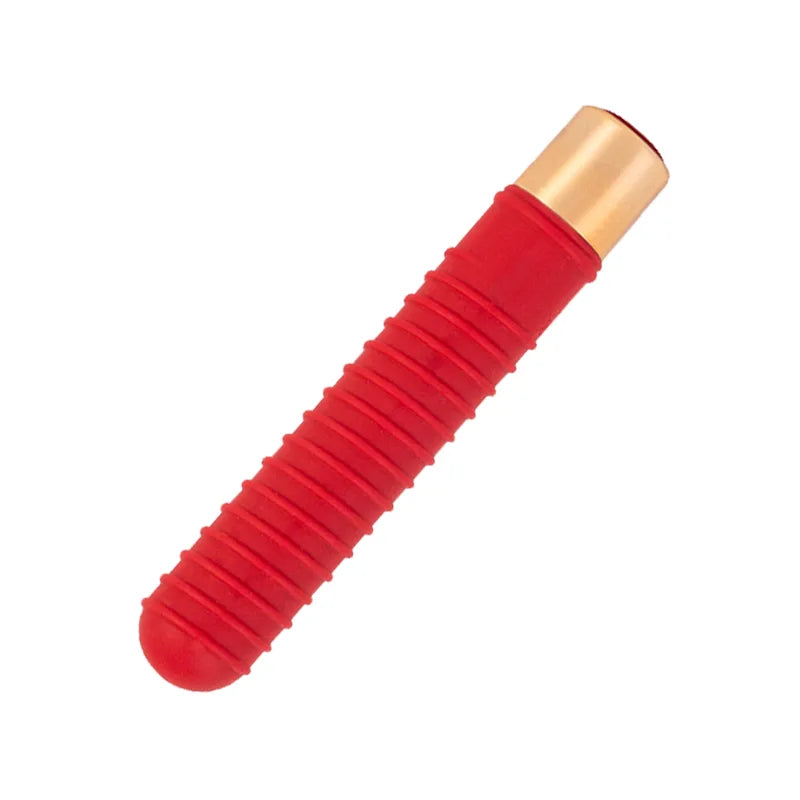 7 Vibrations Rechargeable Threaded Lipstick Bullet Vibrator