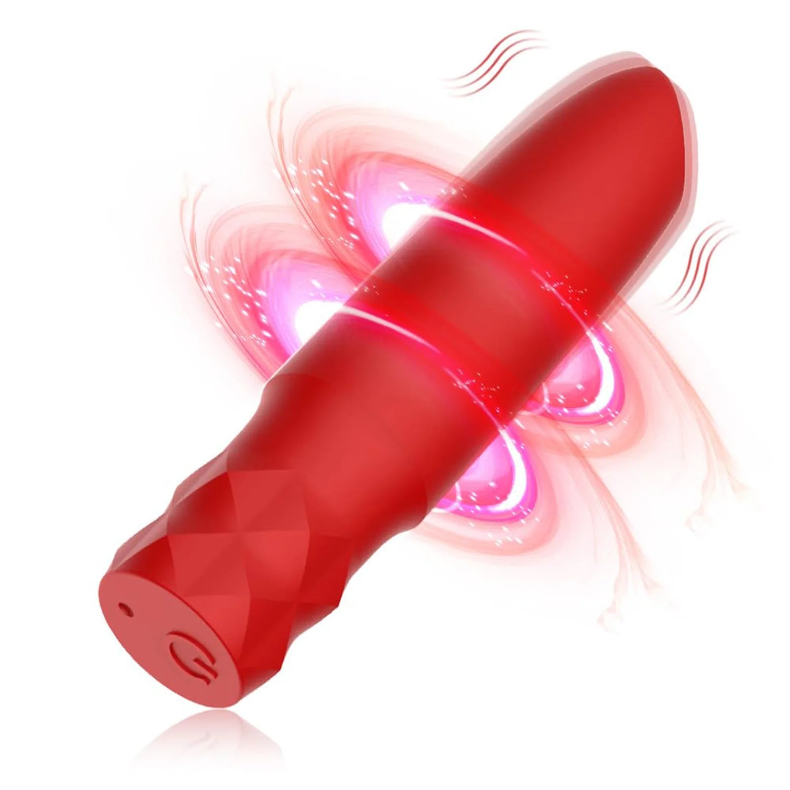 10 Powerful Vibrating Modes Rechargeable Lipstick Vibrator