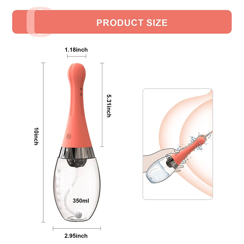 3 Frequencies Mode Silicone Automatic Enema