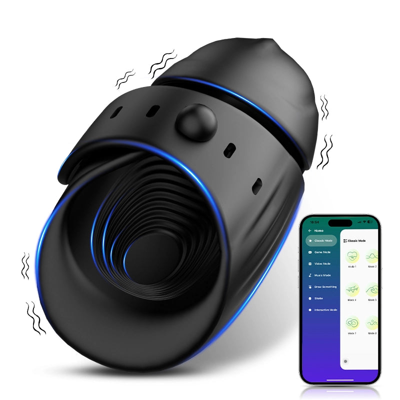9 Vibration App Control Waterproof Adjustable Glans Trainer