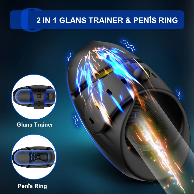 9 Vibration App Control Waterproof Adjustable Glans Trainer