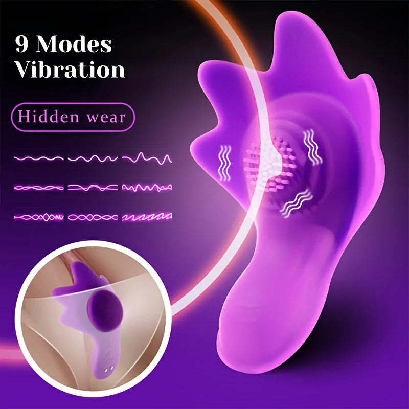 9 Vibration Invisible Wearable Remote Control Vibrator
