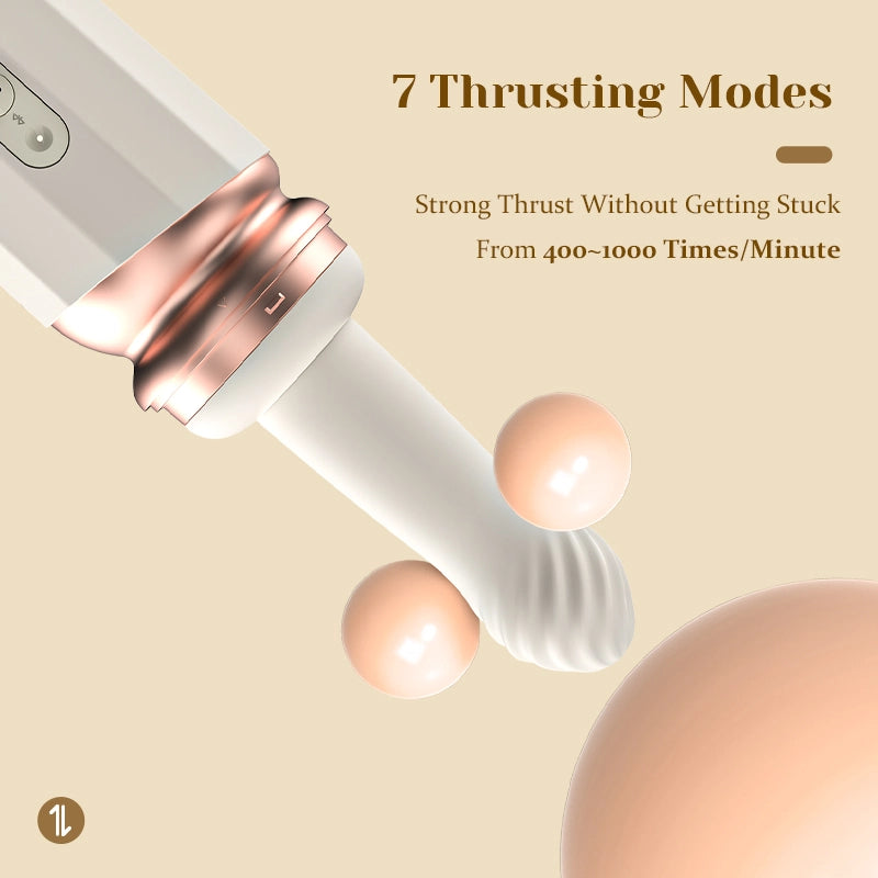 10 Vibration & 7 Thrusting Mode Heated Premium Sex Machine