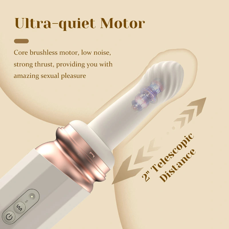 10 Vibration & 7 Thrusting Mode Heated Premium Sex Machine