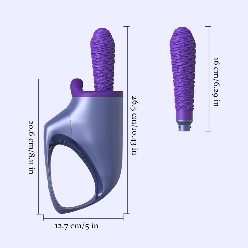 Portable Wearable Telescopic Vibration Heating Sex Machine