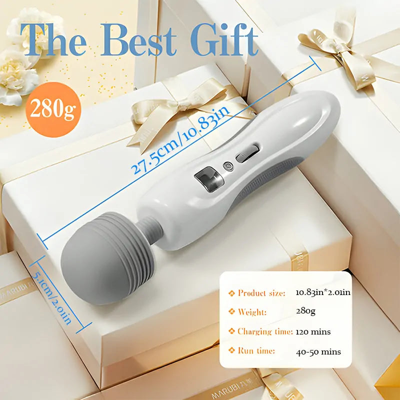 9 Vibration Modes Portable Bendable Wand Vibrator