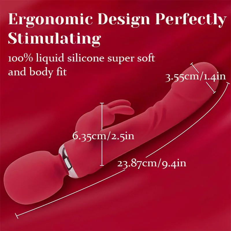 3 In 1 Multi-function Charging Wand Vibrator