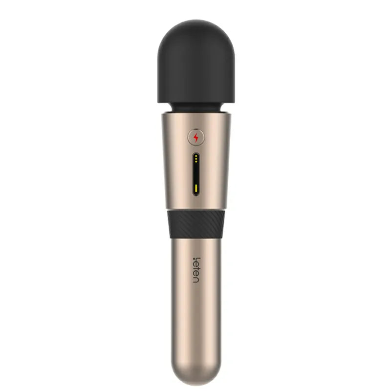 3 Gears Speed & 7 Frequency Vibrating Rechargeable Wand Vibrator