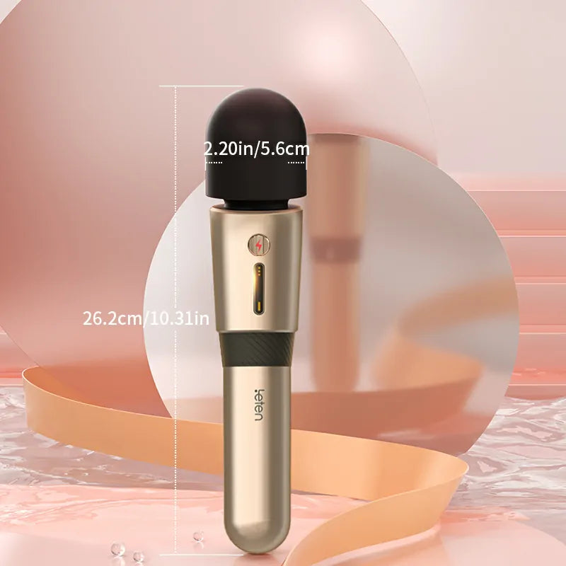 3 Gears Speed & 7 Frequency Vibrating Rechargeable Wand Vibrator