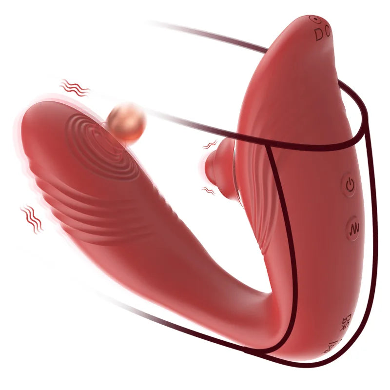 10 Modes Vibrating & Wiggles Wearable Vibrator