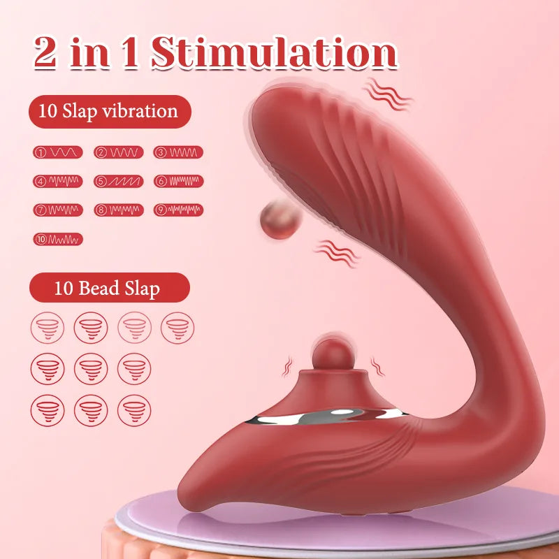 10 Modes Vibrating & Wiggles Wearable Vibrator